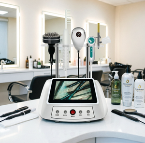 Set Profesional para el Cuidado Diario del Cuero Cabelludo, Peine Eléctrico Desenredante y Masajeador, Tratamiento para el Crecimiento del Cabello y Máquina para la Salud del Cuero Cabelludo - Product Image 1