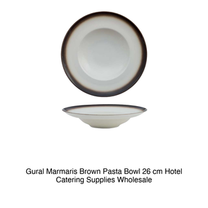 Bol à pâtes brun Marmaris 26 cm, intérieur 16,5 cm, Gural -6 - Product Image 2
