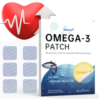 Patchs transdermiques d'oméga-3 à effet longue durée, huile de poisson, 30 unités, pour complément nutritionnel quotidien – Vente chaude OEM