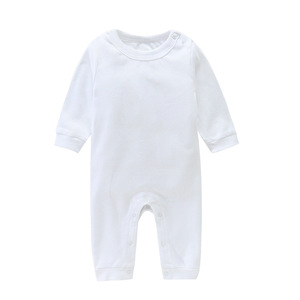 100% नरम कपास का मूल एक टुकड़ा आउटऑल नवजात शिशु बेबी बेबी लड़का लड़की कपड़े लंबे आस्तीन बच्चे के कपड़े लंबे बाल रोमांस - Product Image 5