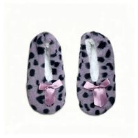 Calcetines de Casa para Mujer con Diseño de Corazón y Lazo, Forrados de Sherpa, Cálidos para Invierno, Antideslizantes