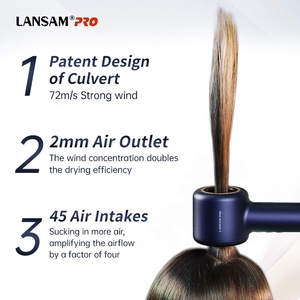Secador de pelo profesional Accesorio antivuelo Efecto Coanda Levantar pelos más largos Ocultar Flyaways dando un acabado de salón suave en casa - Product Image 5