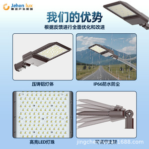 ชุดไฟถนน LED ความสว่างสูงขายดีข้ามพรมแดน สำหรับโครงการสนามหญ้าและไฟถนนเสาสูง - Product Image 2
