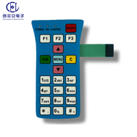 Interrupteur à membrane PCB personnalisé avec bouton en relief, panneau PET/PC pour instruments CNC et équipements d'injection, certifié ISO9001