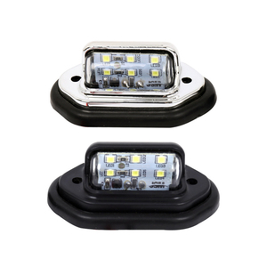 <span class=keywords><strong>Feu</strong></span> de plaque d'immatriculation étanche à 6 LED 12V <span class=keywords><strong>feu</strong></span> <span class=keywords><strong>arrière</strong></span> pour camion SUV remorque Van RV bateaux - Product Image 1