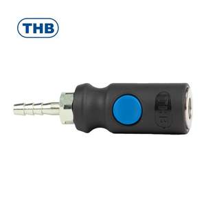 Coupleur pneumatique de sécurité à haute pression à bouton-poussoir en nylon, coupleur rapide composite pour ponceuse pneumatique - Product Image 2