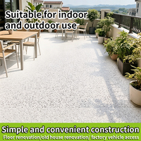 Revêtement de sol époxy auto-nivelant avec sable coloré, revêtement de sol époxy avec flocons, peinture de sol époxy avec sable coloré