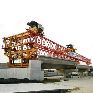50 ton 100 ton 200 ton 300 ton double girder bridge beam launcher crane for highway