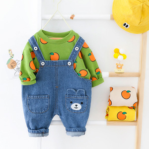 Vêtements pour enfants de haute qualité, ensembles de vêtements, chemises d'automne à manches longues, combinaison, ensembles 2 pièces pour enfants - Product Image 3