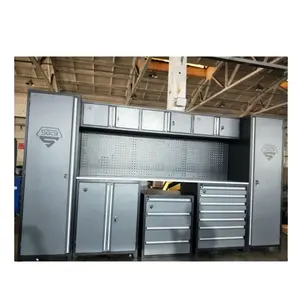 Tủ hộp công cụ thiết lập chuyên nghiệp với tủ công cụ thiết lập Chất lượng cao nhà để xe lưu trữ Bàn làm việc nặng bàn làm việc