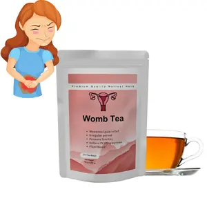 Té para el cuidado del útero logotipo personalizado té de limpieza de Útero de hierbas chinas para el período de alivio del dolor menstrual