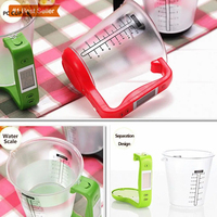Balance de cuisine Jumon à piles, en acier inoxydable, avec écran LCD, capacité 1000g, pour la pâtisserie, la mesure des grammes, des liquides et des tasses à farine