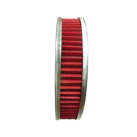 Filtre à air universel rond de haute qualité, haut débit, couleur personnalisée, lavable, réutilisable, pièces automobiles