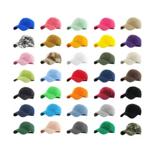 Wholesale Unstructured Baseball Dad Caps Cotton Custom Dad Hats Plain Blank