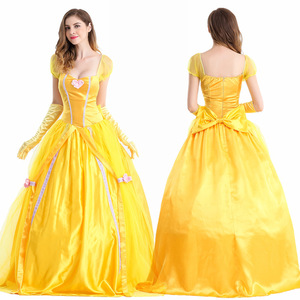 Costume d'Halloween Robe de princesse Belle Robe de Belle pour adulte La Belle et la Bête <span class=keywords><strong>Anime</strong></span> - Product Image 3
