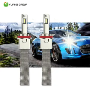 Auto Lighting Systems 80W 6000K Car Led Lights High Low Beam Copper Strip H4 Led Headlights