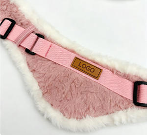 Collier en peluche pour chien, collier chaud en polaire pour l'hiver, réglable, anti-froid, pour petites et moyennes races - Product Image 5