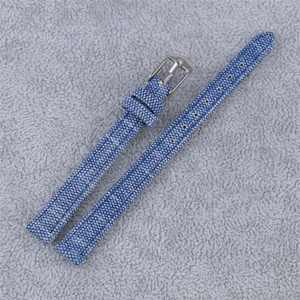 Correa de <span class=keywords><strong>Reloj</strong></span> Estilo Vaquero Delgada de 10mm 12mm 14mm 16mm 18mm 20mm 22mm, Accesorios de Pulsera de Cuero, Correa de <span class=keywords><strong>Reloj</strong></span> que Combina con la Ropa - Product Image 5