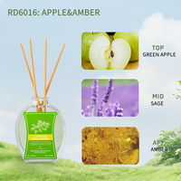 Diffuseur de parfum d'ambiance élégant au bois de santal, géranium et lavande 100ml 3.38fl.oz pour hôtels et spas de luxe, soulagement du stress