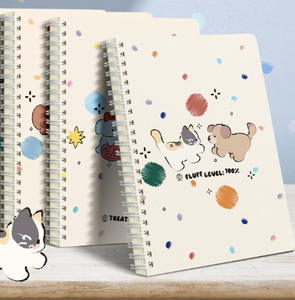 Schattige Dieren Spiraalvormige Notebook-Niet-Irriterende Draad <span class=keywords><strong>Binding</strong></span>, 100gsm Dik Papier Voor School & Journaling - Product Image 2