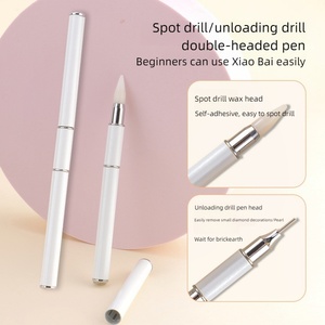 Double-headed <b>Nail</b> Point Drill Pen Silicone Pen <b>Nail</b> <b>Tool</b> Factory Wholesale Supply <b>Nail</b> Dot Pen - Product Image 4