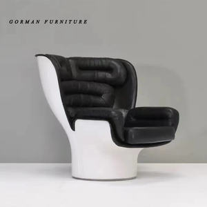 Muebles Gorman clásicos para sala de estar, sillones de ocio, sillón de diseño de fibra de vidrio <span class=keywords><strong>Elda</strong></span> de Joe Colombo - Product Image 5
