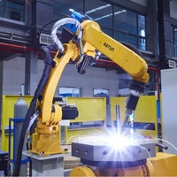 Station de soudage robotisée articulée à 6 axes CNGBS ER20B-1760 avec servomoteur et PLC pour la découpe et le soudage de métaux irréguliers