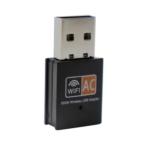 600mbps USB Wifi adaptörü çift bant 2.4GHz / 5GHz kablosuz WLAN adaptörü Wifi güvenlik cihazı ağ kartı