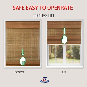 Trung Quốc giá rẻ chất lượng cao tre tự nhiên Rèm bán màn Con lăn Rèm lọc ánh sáng - Product Image 6