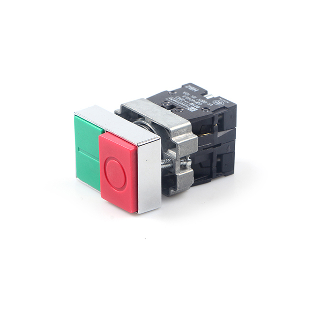 HUAWU XB2-BL8425 22MM Metal Double Push Button Switch NO+NC Momentary Push Button Switch on off