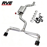 Échappement Catback en acier inoxydable RVE à valve de performance, son aiguisé, pour VW MK7 GTI 2015+, VW Golf 7 7R GTI 1.4T 2.0T