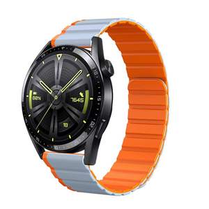 <span class=keywords><strong>Bracelet</strong></span> de montre magnétique en silicone deux couleurs universel personnalisé 20/22mm pour Samsung <span class=keywords><strong>Garmin</strong></span> Bracelets de sport pour hommes et femmes - Product Image 6