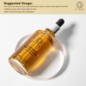 Marque privée Gouttes autobronzantes biologiques pour le bronzage du visage Solution d'huile bronzante pour le corps noir <span class=keywords><strong>Autobronzant</strong></span> - Product Image 5