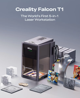 Graveur laser multi-matériaux Creality Falcon T1 pour cadeaux personnalisés, gravure de bijoux, fabrication de panneaux en acrylique