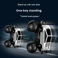 Coches Teledirigidos para Adultos, Coche RC de Alta Velocidad CV-B907, Vehículo Anfibio Impermeable con Control Remoto, Juguete de Escalada con Tracción en las 4 Ruedas para Niños