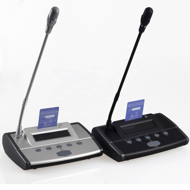 For Professional IR Wireless Audio Conference System with HD Camera Conference Microphone Voting Video Tracking Functions