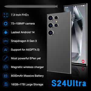 Smartphone S24 UltraSmart <span class=keywords><strong>Gaming</strong></span> Global 16 Go + 1 To, écran 7,3 pouces, débloqué, téléphone portable original, double SIM, 256 Go de ROM, 16 Go de RAM, vente chaude - Product Image 2