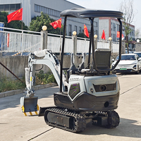 Mini-excavatrice de qualité assurée 1,2 tonne, 1,8 tonne, 1,6 tonne, sur chenilles, CE EPA EURO 5, hydraulique, pour usage agricole