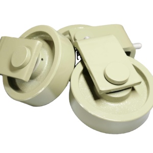 Gusseisen teile Lenkrad für Transformator <span class=keywords><strong>Wheel</strong></span> Caster Doppel flansch Stahl rad für Transformator - Product Image 3