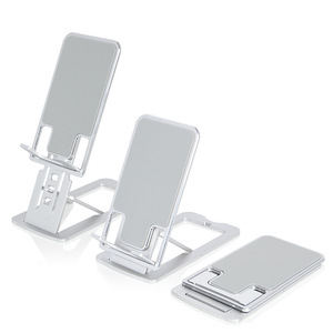 EMONITA Aluminum Alloy Phone <b>Tablet</b> Stand Foldable Adjustable Desktop <b>Holder</b> Slim Portable Support - Product Image 5