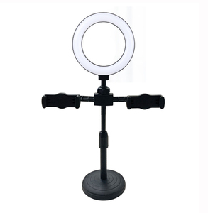 Ringlight con soporte Selfie para teléfono Avec Tripied Pour teléfono Led Profissional 360 soporte de rotación anillo de luz - Product Image 2