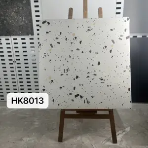 High Quality 800*800 Customizable White Gold Vein Marble Finish Archaized Tiles Stone Rustic Antique Brick Terrazzo For Room