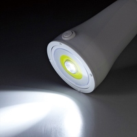 Vente flash : Lanterne de camping d'urgence étanche IP44 à LED COB 2 en 1 super lumineuse 200 lumens, fonctionnant avec des piles AAA, pour les pannes de courant