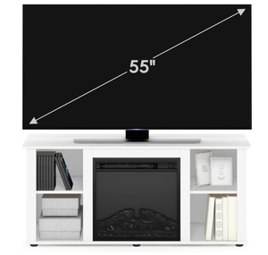 Support central <span class=keywords><strong>de</strong></span> divertissement avec la cheminée pour la TV jusqu'à 55 pouces, - Product Image 3