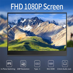15.6-inch màn hình di động với IPS Bảng điều chỉnh Màn hình rộng FHD 1080P màn hình cho nghiên cứu làm việc & TV xem màn hình di động - Product Image 5