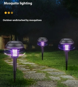 Luces solares de jardín LED ABS a prueba de agua IP65 para césped, Patio, carretera y paisaje, ahorro de energía con fuente de alimentación de CC - Product Image 5