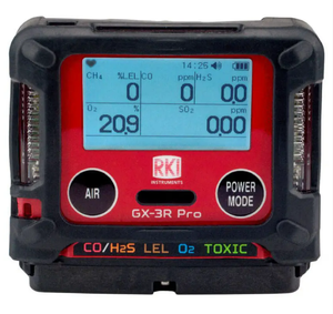 Détecteur portable de 5 gaz RIKEN KEIKI GX-3R PRO LEL O2 CO H2S CO2 0-10000ppm Moniteur multi-gaz ATEX IECEx - Product Image 2