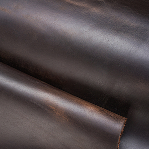 Pemasok sepatu bahan kulit asli warna coklat tua kulit kuda gila kulit sapi sapi kulit asli kulit sapi gandum penuh - Product Image 3