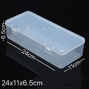 Hình Chữ Nhật Rỗng PP Chất Liệu Rõ Ràng Hộp Bao Bì Nhựa Công Cụ Lưu Trữ Chân Móng Tay Vít Trường Hợp - Product Image 2