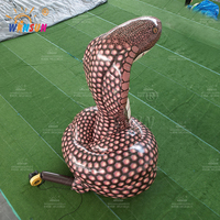 WINSUN Modèle de serpent gonflable géant de publicité de taille personnalisée pour l'extérieur